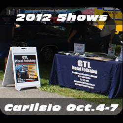 2012 GTL Metal Polishing Car Show Schedule